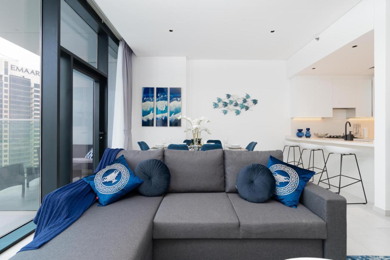 Ultimate Stay / 4 Beds / Burj Khalifa View / Ultra Modern / Business Bay Dubai Esterno foto